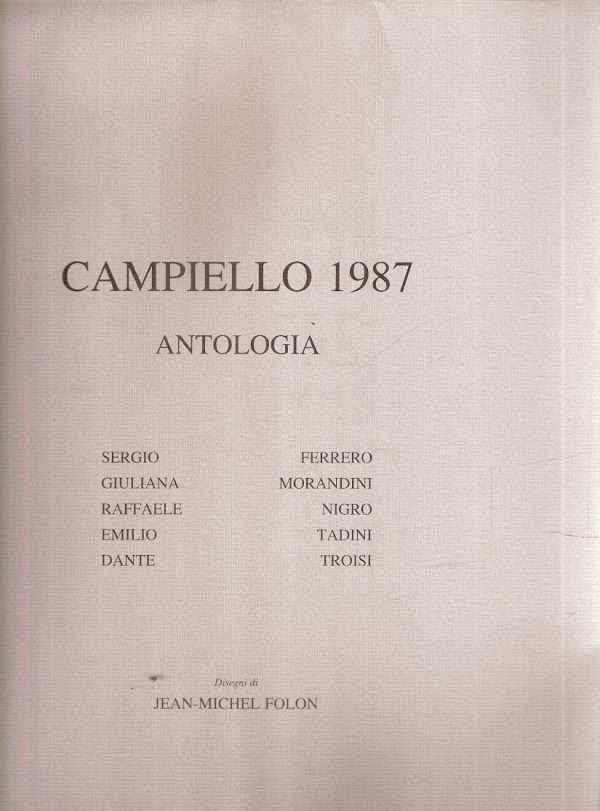 ANTOLOGIA DEL CAMPIELLO 1987