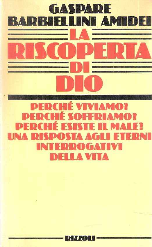 LA RISCOPERTA DI DIO