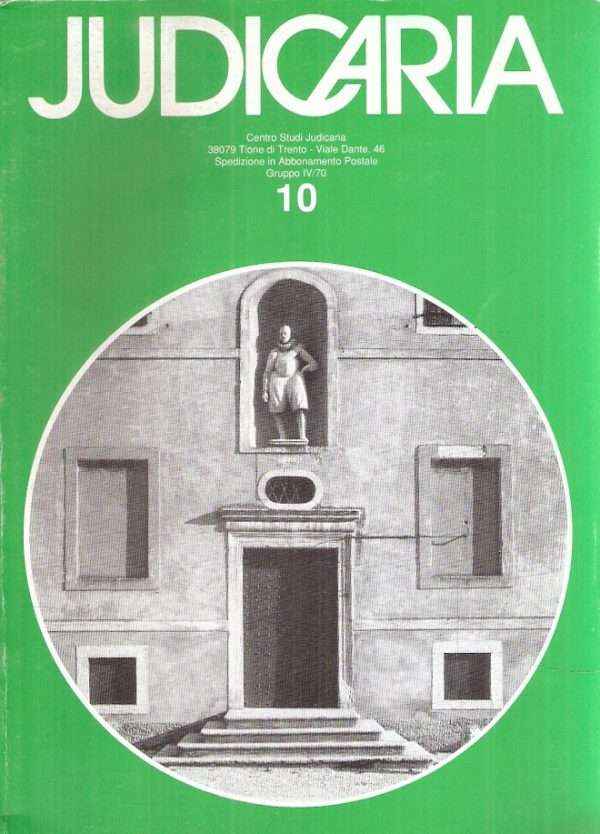 JUDICARIA N. 10