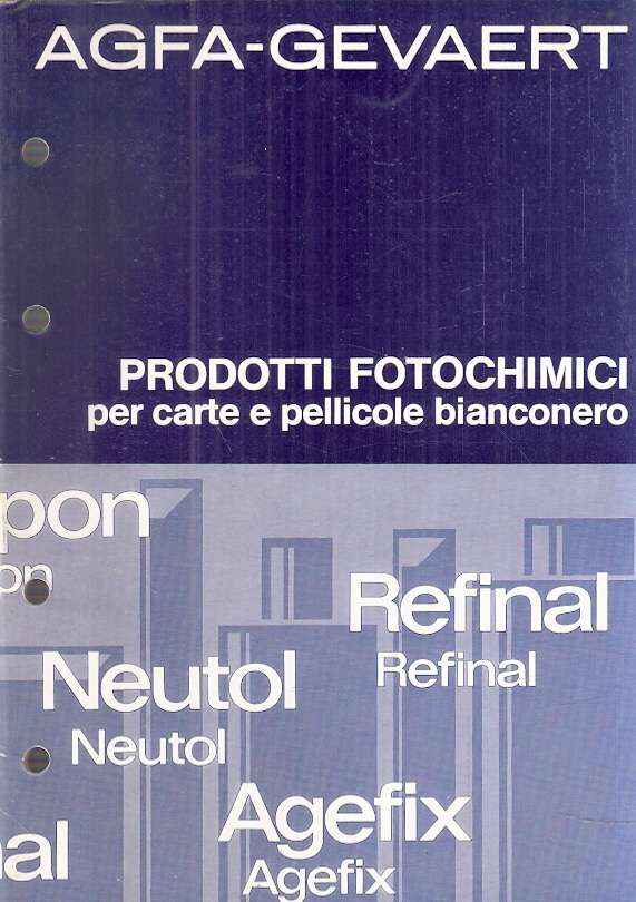 PRODOTTI FOTOCHIMICI PER CARTE E PELLICOLE BIANCONERO