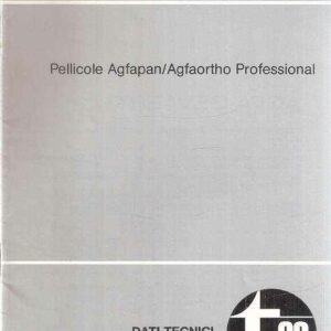 PELLICOLE AGFAPAN/AGFAORTHO PROFESSIONAL DATI TECNICI