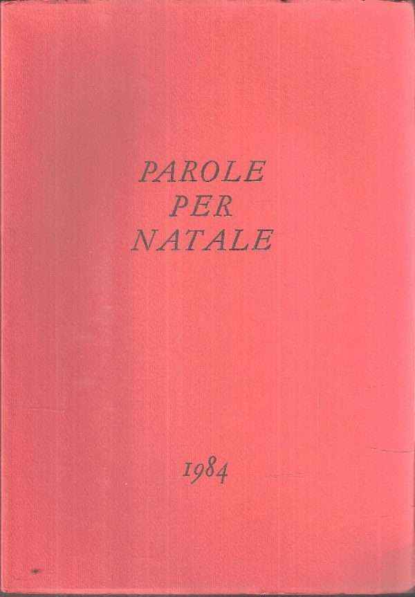 PAROLE PER NATALE - ALL'OMBRELLINO ROSSO