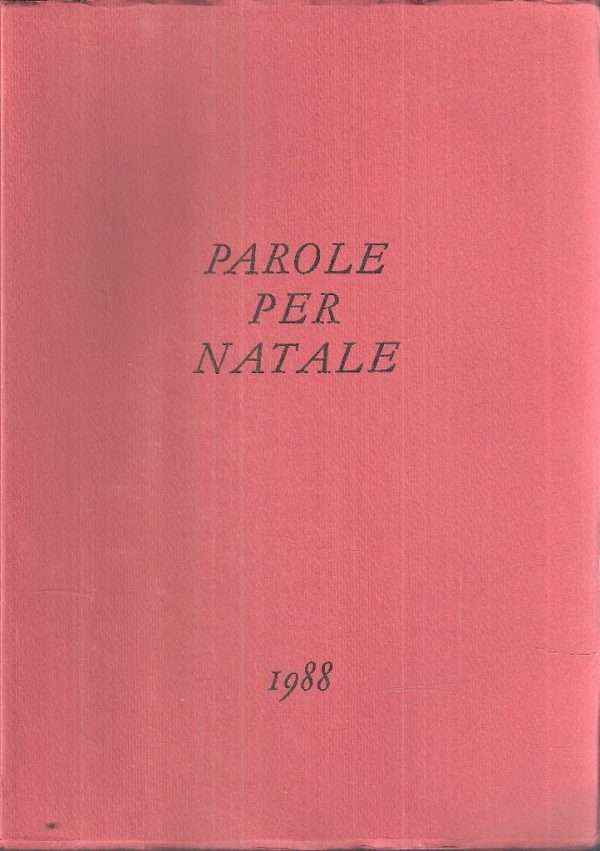 PAROLE PER NATALE - TRE PARABOLE NATALIZIE