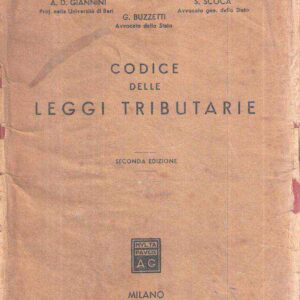 CODICE DELLE LEGGI TRIBUTARIE