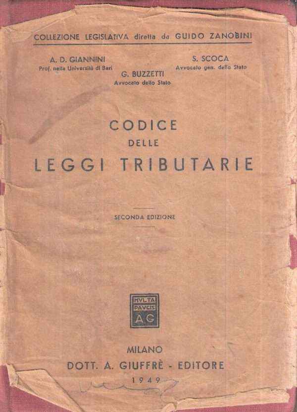 CODICE DELLE LEGGI TRIBUTARIE