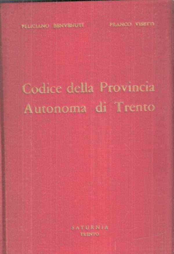 CODICE DELLA PROVINCIA AUTONOMA DI TRENTO