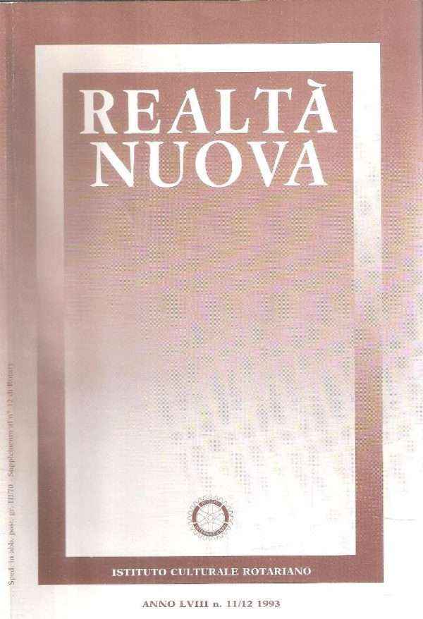 REALTA' NUOVA ANNO LVIII N. 11/12
