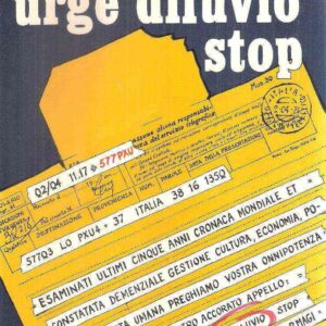 URGE DILUVIO STOP