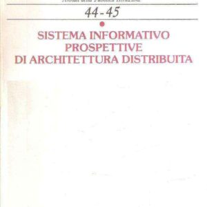 SISTEMA INFORMATIVO PROSPETTIVE DI ARCHITETTURA DISTRIBUITA