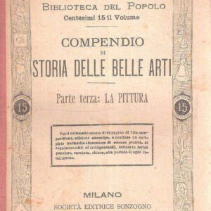COMPENDIO DI STORIA DELLE BELLE ARTI PARTE TERZA: LA PITTURA