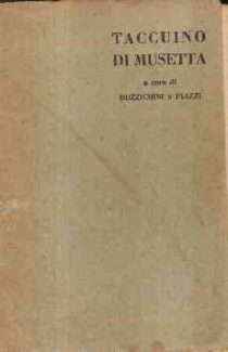 TACCUINO DI MUSETTA