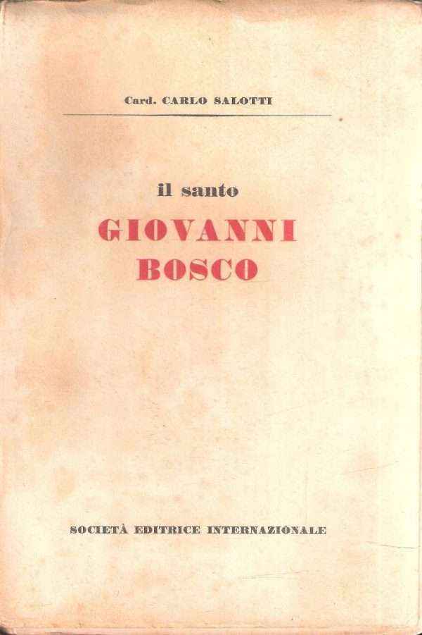 IL SANTO GIOVANNI BOSCO