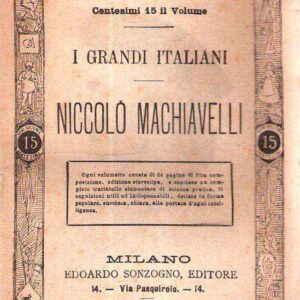 I GRANDI ITALIANI - NICCOLO' MACHIAVELLI