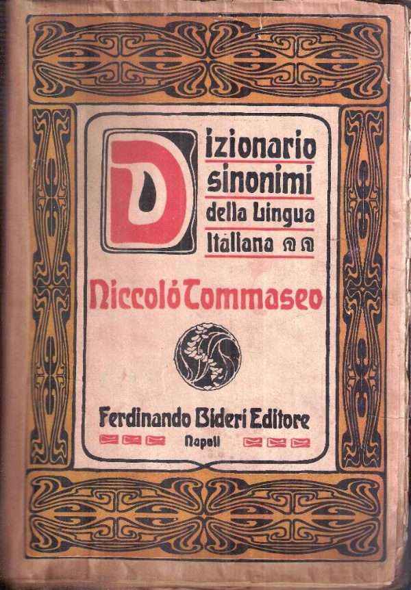 DIZIONARIO DEI SINONIMI DELLA LINGIA ITALIANA