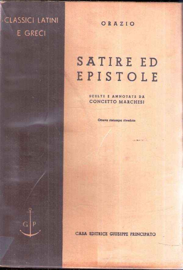 SATIRE ED EPISTOLE