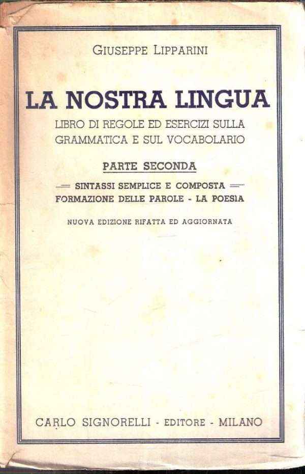 LA NOSTRA LINGUA