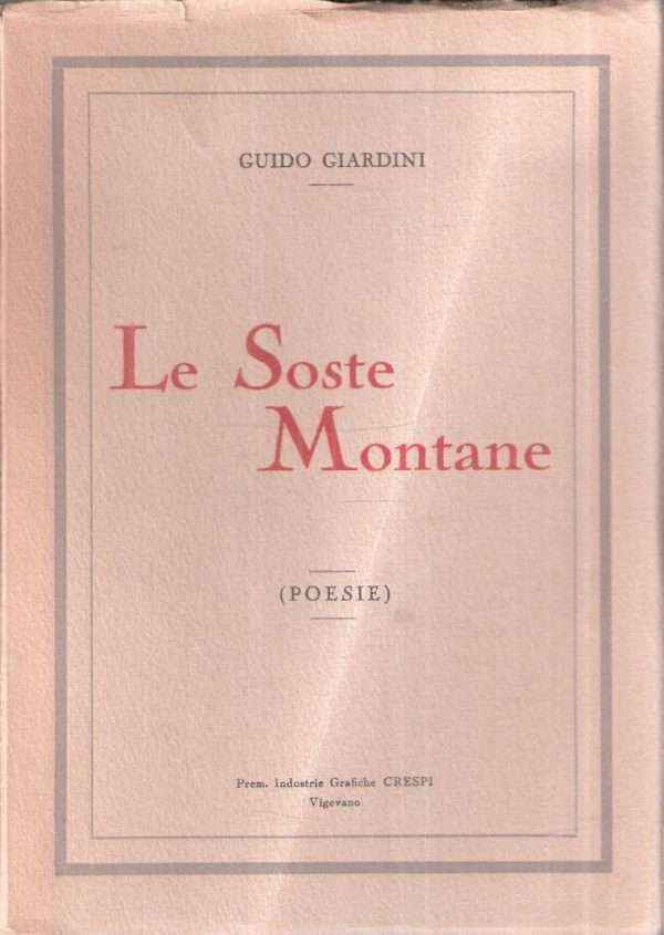 LE SOSTE MONTANE