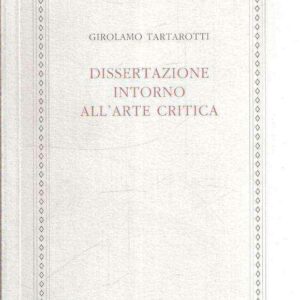 DISSERTAZIONE INTORNO ALL'ARTE CRITICA