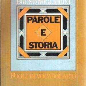 PAROLE E STORIA FOGLI DI VOCABOLARIO