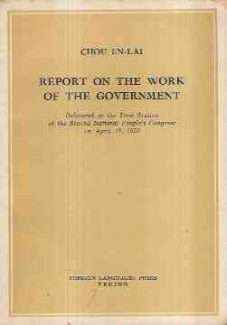 REPORT ON THE WORK OF THE GOVERNEMENT