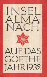 INSEL-ALMANACH AUF DAS JAHR 1932