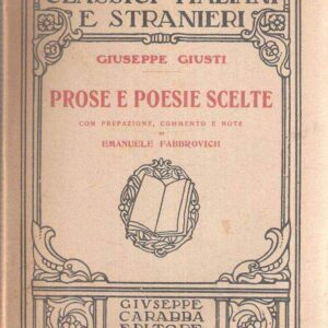 PROSE E POESIE SCELTE
