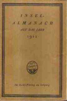 INSEL-ALMANACH AUF DAS JAHR 1912