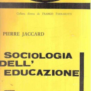 SOCIOLOGIA DELL'EDUCAZIONE