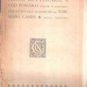 POESIE LETTERE E PROSE LETTERARIE