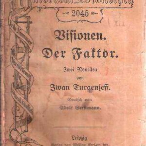 VISIONEN DER FATTOR - ZWEI NOVELLEN