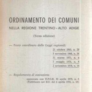 COORDINAMENTO DEI COMUNI NELLA REGIONE TRENTINO - ALTO ADIGE