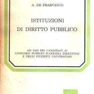 ISTITUZIONI DI DIRITTO PUBBLICO
