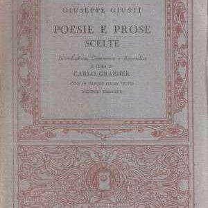 POESIE E PROSE SCELTE