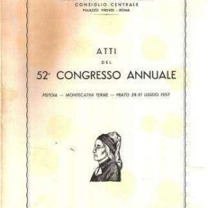 ATTI DEL 52CONGRESSO ANNUALE