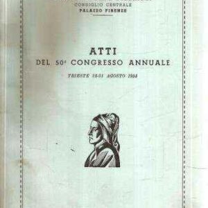 ATTI DEL 50CONGRESSO ANNUALE