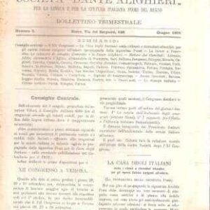BOLLETTINO TRIMESTRALE N. 3/1901