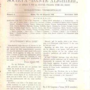 BOLLETTINO TRIMESTRALE N. 4/1901
