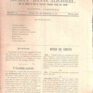 BOLLETTINO TRIMESTRALE N. 10/1903