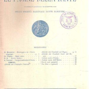 LE PAGINE DELLA DANTE ANNATA COMPLETA 1924