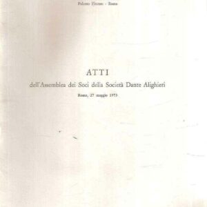 ATTI DELL'ASSEMBLEA DEI SOCI 1973