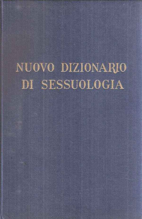 NUOVO DIZIONARIO DI SESSUOLOGIA