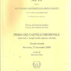 ATTI DELLA ACCADEMIA ROVERETANA DEGLI AGIATI CCLIX SER. VIII VOL IX FASC. II