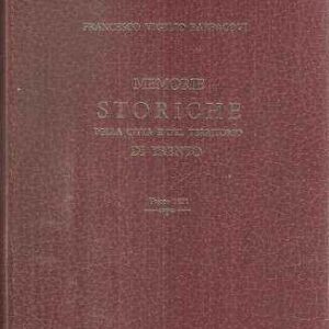 MEMORIE STORICHE DELLA CITTA' E DEL TERRITORIO DI TRENTO