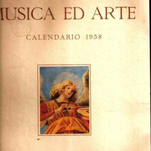 MUSICA ED ARTE CALENDARIO 1958