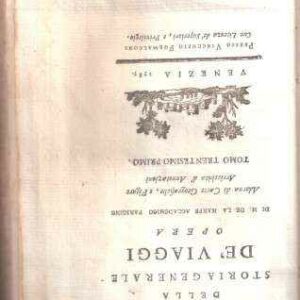 COMPENDIO DELLA STORIA GENERALE DE' VIAGGI TOMO TRENTESIMO PRIMO