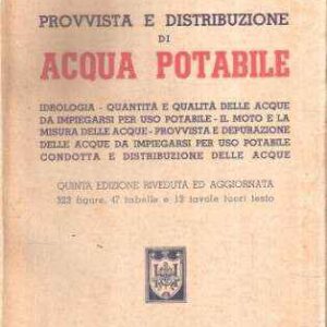 PROVVISTA E DISTRIBUZIONE DI ACQUA POTABILE