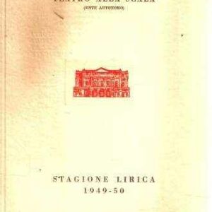 FALSTAFF TEATRO ALLA SCALA STAGIONE LIRICA 1949-50