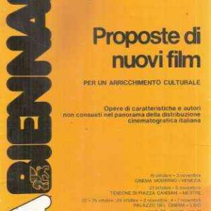 PROPOSTE DI NUOVI FILM PER UN ARRICCHIMENTO CULTURALE