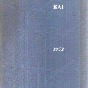 RAI ANNUARIO 1962 RELAZIONI E BILANCIO DELL'ESERCIZIO 1951