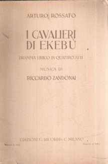 I CAVALIERI DI EKEBU' DRAMMA LIRICO IN QUATTRO ATTI